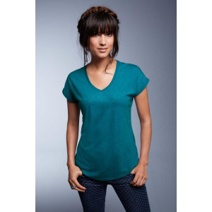 ANVIL L6750V WOMEN'S TRI-BLEND V-NECK TEE